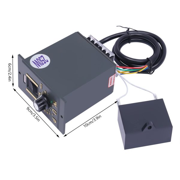 Moteur avec convertisseur de fréquence, moteur Ac à vitesse réglable (0-270Rpm) Moteur avec convertisseur de fréquence, moteur Ac à vitesse réglable (0-270Rpm)