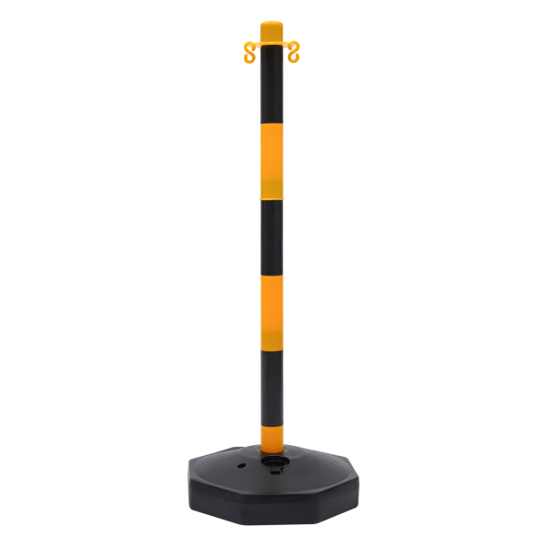 CNCEST Lot de 6 cônes de signalisation réglables avec base à remplir CNCEST Lot de 6 cônes de signalisation réglables avec base à remplir