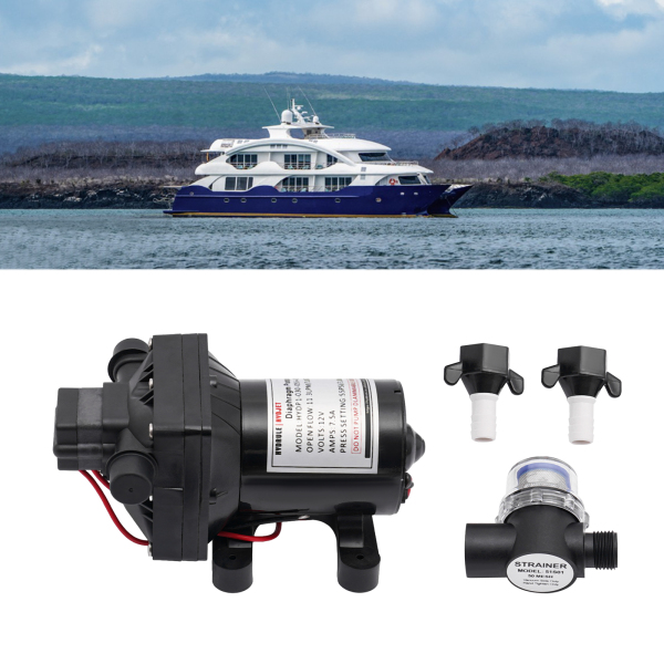 Pompe à membrane auto-amorçante - Pompe à eau haute pression - 12 V