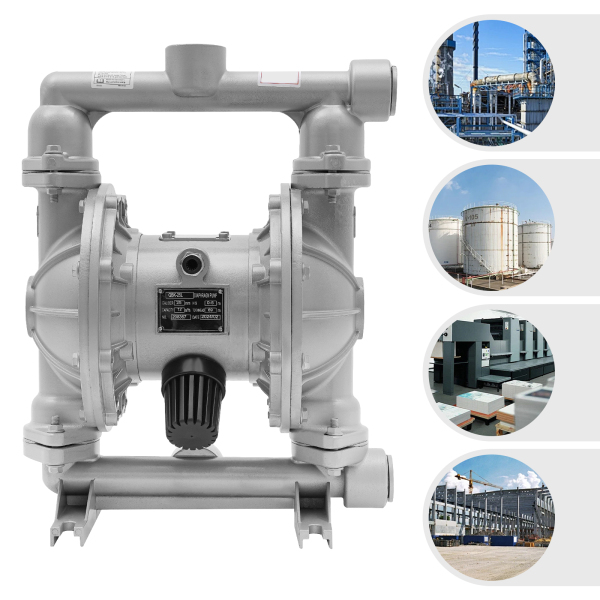 Pompe à membrane pneumatique QBK-25L, pompe à membrane, pompe à double membrane