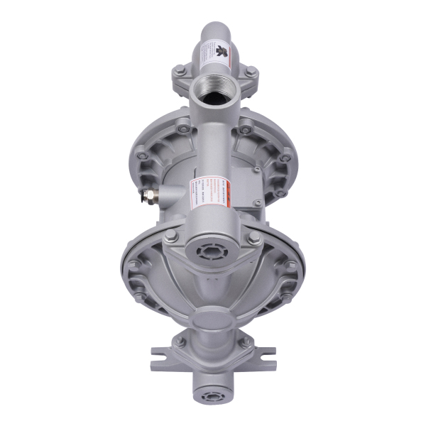 Double entrée de pompe à membrane pneumatique 1/2 pouces 4 sorties en alliage d'aluminium 44 GPM Max 115PSI QBK_40L
