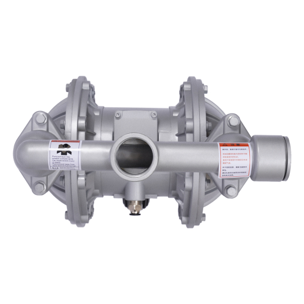 Double entrée de pompe à membrane pneumatique 1/2 pouces 4 sorties en alliage d'aluminium 44 GPM Max 115PSI QBK_40L