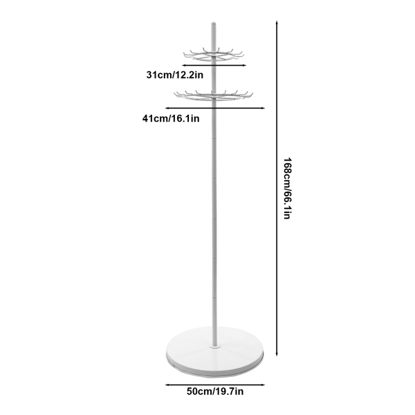 Présentoir pour ceintures - Porte-cravates blanc, support pour ceintures à fixer au sol, Présentoir pour ceintures - Porte-cravates blanc, support pour ceintures à fixer au sol,
