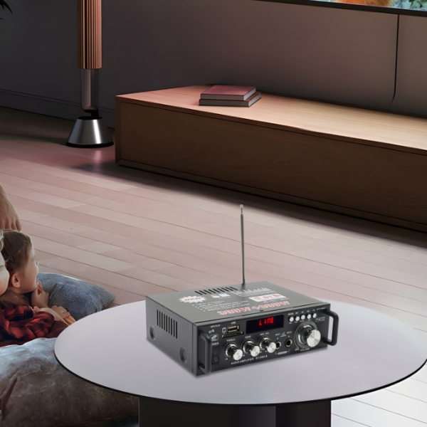 Amplificateur de puissance BT-298A, amplificateur audio, prend en charge la carte SD, le disque U, Bluetooth et MP3