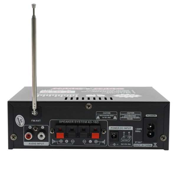 Amplificateur de puissance BT-298A, amplificateur audio, prend en charge la carte SD, le disque U, Bluetooth et MP3