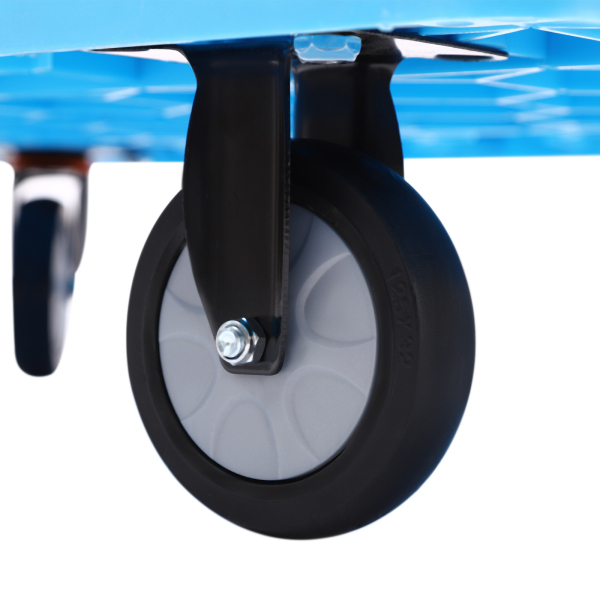 Chariot à main pliable, chariot à main pliable, pliable pour économiser de l'espace, bleu, 400 kg Chariot à main pliable, chariot à main pliable, pliable pour économiser de l'espace, bleu, 400 kg