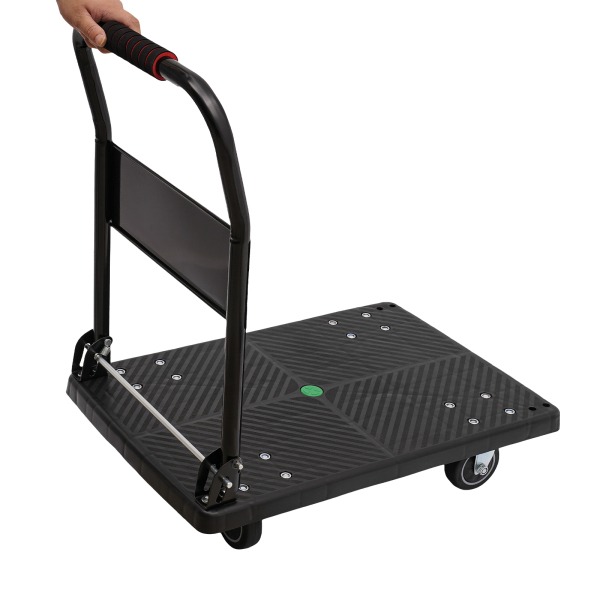 48 x 72 x 85 cm, chariot pliable à roues silencieuses, chariot à main plat