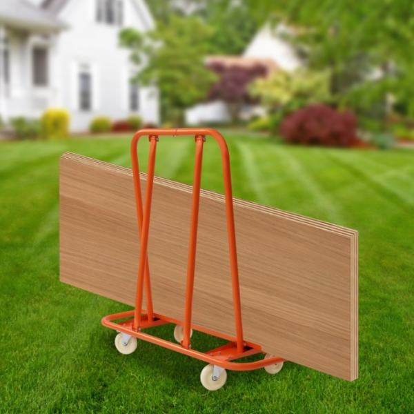 Chariot à panneaux pliants, cloison sèche, pour déplacer des tables pliantes, matelas, cloison sèche, Orange, 1600 lb