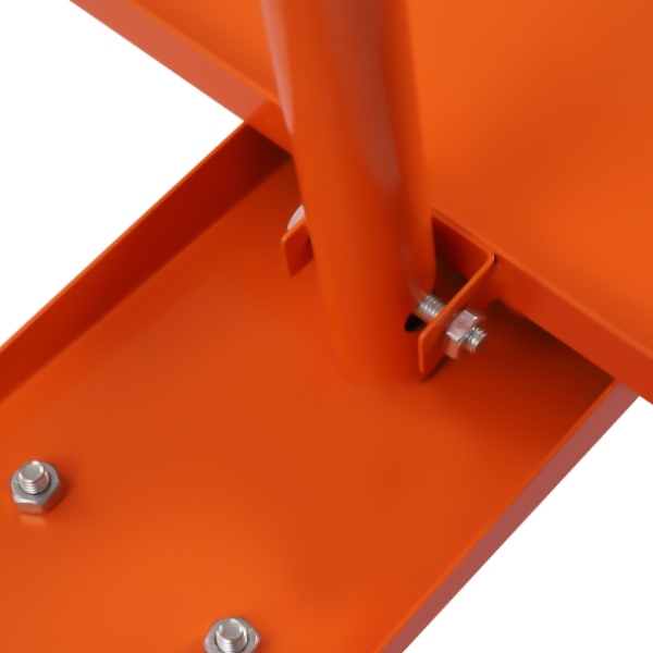 Chariot à panneaux pliants, cloison sèche, pour déplacer des tables pliantes, matelas, cloison sèche, Orange, 1600 lb