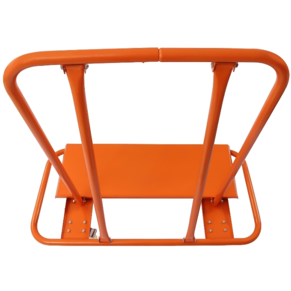 Chariot à panneaux pliants, cloison sèche, pour déplacer des tables pliantes, matelas, cloison sèche, Orange, 1600 lb