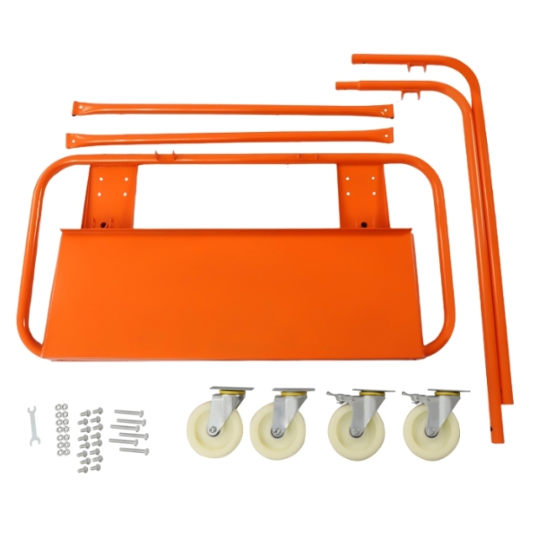 Chariot à panneaux pliants, cloison sèche, pour déplacer des tables pliantes, matelas, cloison sèche, Orange, 1600 lb Chariot à panneaux pliants, cloison sèche, pour déplacer des tables pliantes, matelas, cloison sèche, Orange, 1600 lb