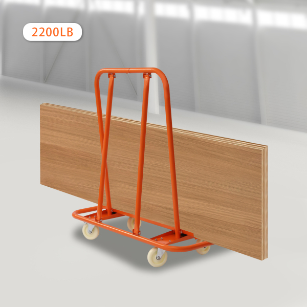 Chariot pour cloisons sèches, capacité de charge 2200 LBS, robuste avec quatre roues