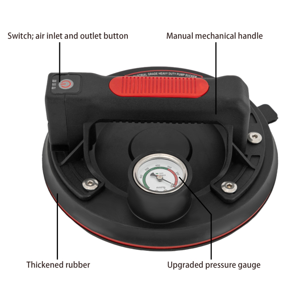 Ventouses électriques 8 '', pour soulever de grandes tasses, ventouse électrique sous vide, équipement de maintien sous vide Ventouses électriques 8 '', pour soulever de grandes tasses, ventouse électrique sous vide, équipement de maintien sous vide