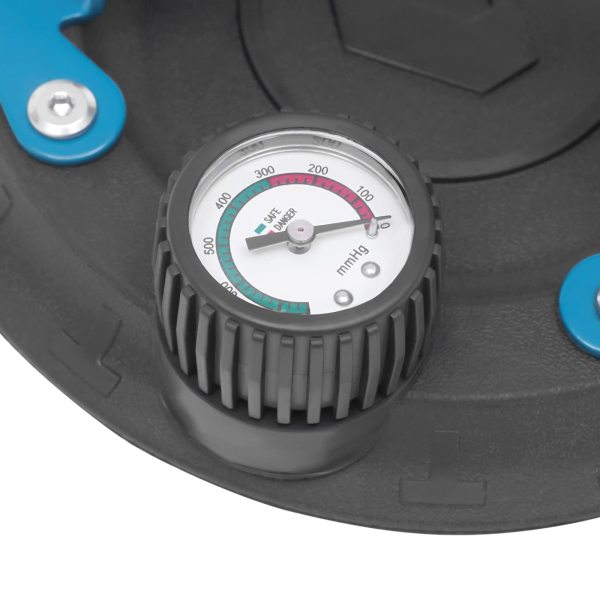 Ventouse concave sous vide pour le granit et le verre de levage à ventouse en verre avec poignée et pompe, capacité de charge de 240lbs
