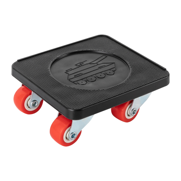 Roulettes pour meubles, ensemble de roulettes de transport, roues en PVC pivotantes à 360 degrés