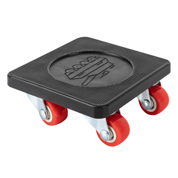 Roulettes pour meubles, ensemble de roulettes de transport, roues en PVC pivotantes à 360 degrés