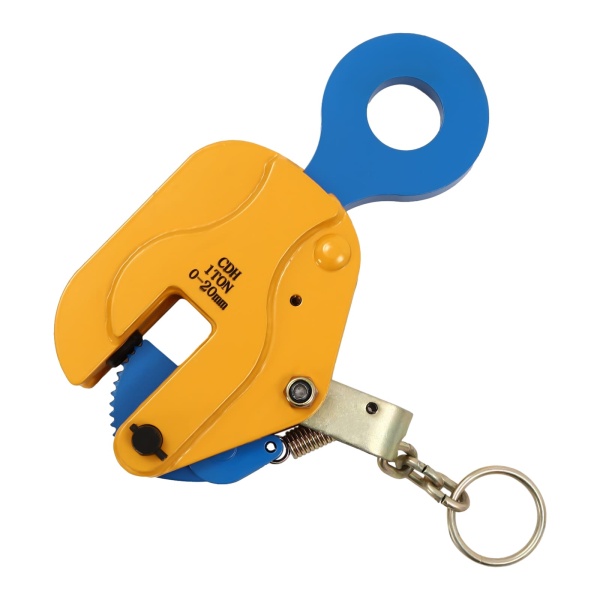 Pince de levage de plaques verticales, pince de levage de tôles, pince de levage de plaques à usage intensif, capacité de charge 1T/ 2204.62 lbs