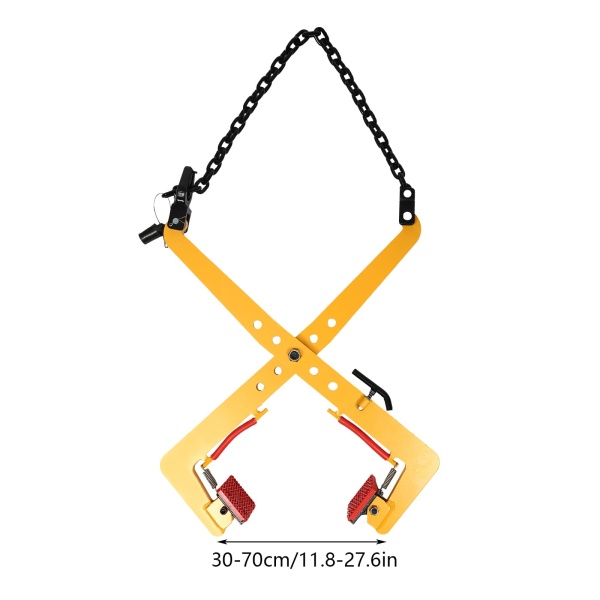 Pince de trottoir - Pince de levage de pierre - pince delevage pour le levage de bois, panneaux de bois, palettes en bois (500 kg - jaune) Pince de trottoir - Pince de levage de pierre - pince delevage pour le levage de bois, panneaux de bois, palettes en bois (500 kg - jaune)