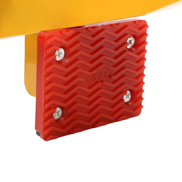 Pince de trottoir - Pince de levage de pierre - pince delevage pour le levage de bois, panneaux de bois, palettes en bois (500 kg - jaune)