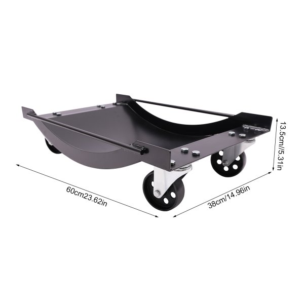 2 x outils de déplacement de voiture portables, outils de déplacement de voiture de 2000lb, planche de déplacement de voiture, noir