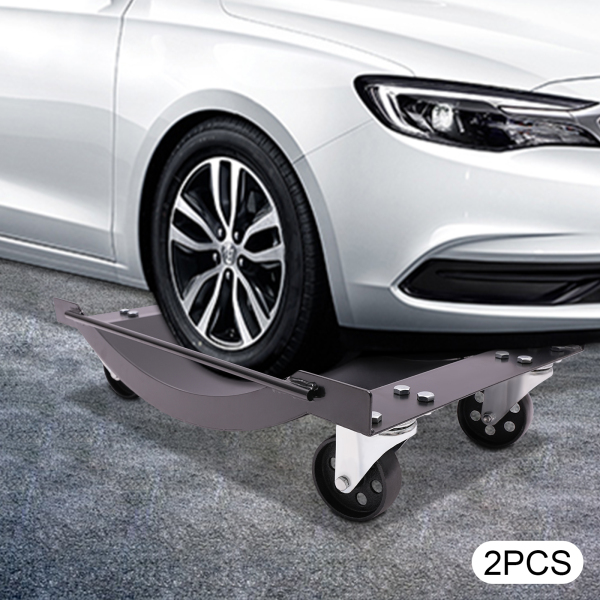 2 x outils de déplacement de voiture portables, outils de déplacement de voiture de 2000lb, planche de déplacement de voiture, noir