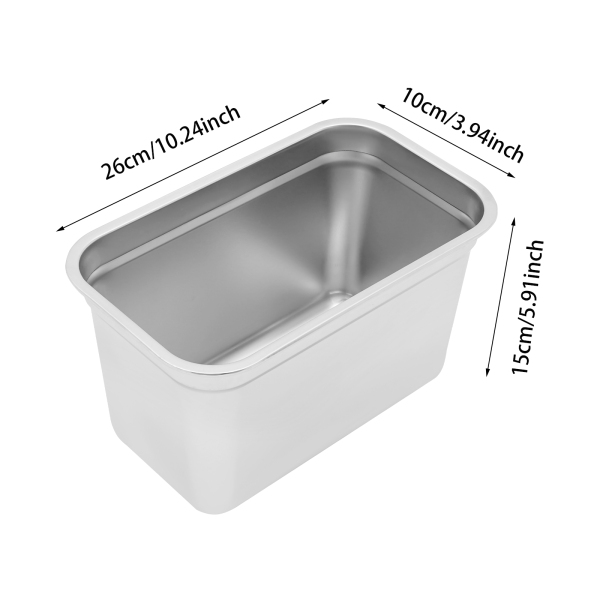 8 casseroles d'hôtel de 15 cm, marmites vapeur en acier inoxydable, récipients alimentaires en acier inoxydable avec couvercles 8 casseroles d'hôtel de 15 cm, marmites vapeur en acier inoxydable, récipients alimentaires en acier inoxydable avec couvercles