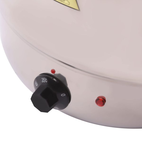 Chauffe-soupe commerciale avec couvercle et insert amovible en acier inoxydable pour buffet, restaurant