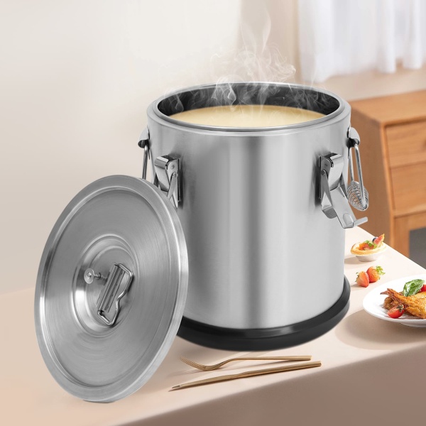 Seau isolé de 12 L avec base, seau isolé de 2,64 gallons, seau isolé chaud et froid à base épaisse avec couvercle Seau isolé de 12 L avec base, seau isolé de 2,64 gallons, seau isolé chaud et froid à base épaisse avec couvercle