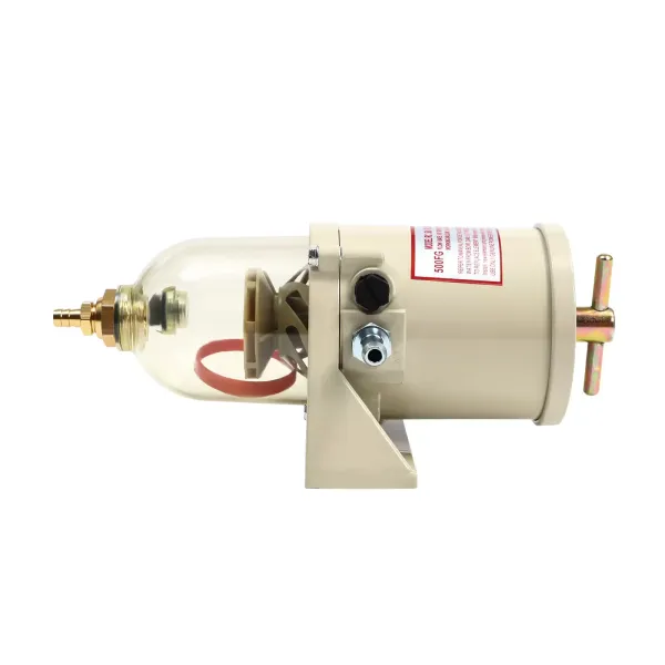 Séparateur d'eau 500FH 500FG, filtre à carburant marin Diesel, séparateur d'eau d'huile avec anneau à vis, débit en alliage d'aluminium 60 GPH