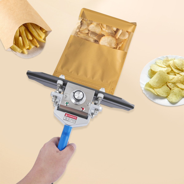 Thermoscelleuse portative de 30 cm, thermoscelleuse portative à sertir - Bleue