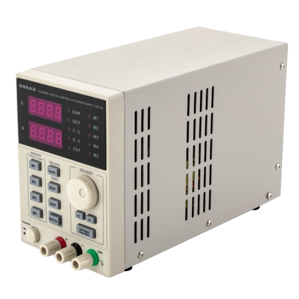 Alimentation de laboratoire, 0-30V, 0-5A, programmable, courant constant, DC réglable, adaptée aux cours de laboratoire