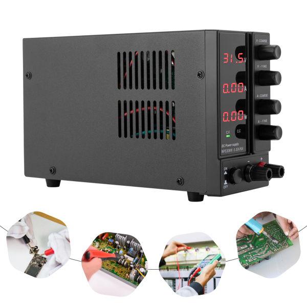 Alimentation de laboratoire 0-30 V 0-6 A DC réglable, affichage numérique stabilisé, alimentation de laboratoire, compteur de courant Alimentation de laboratoire 0-30 V 0-6 A DC réglable, affichage numérique stabilisé, alimentation de laboratoire, compteur de courant