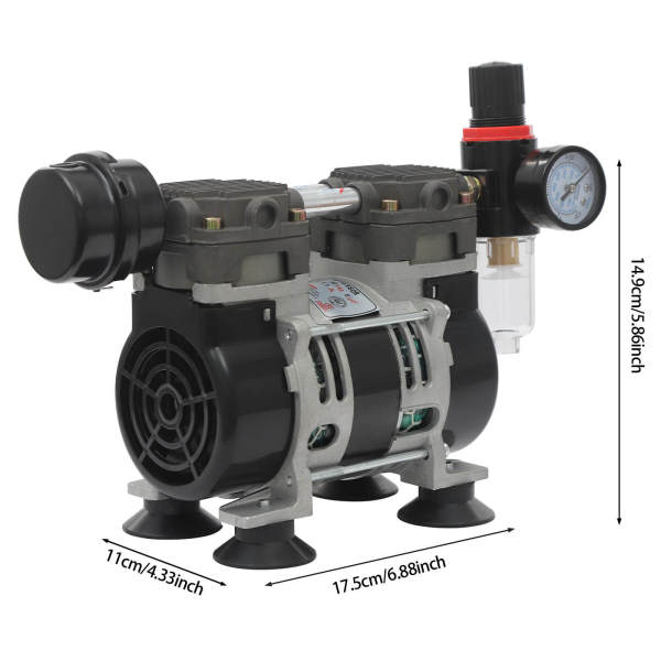 Pompe à vide sans huile pour laboratoire sans huile Pompe à vide sans huile 200 W 1450 tr/min 60 L/min