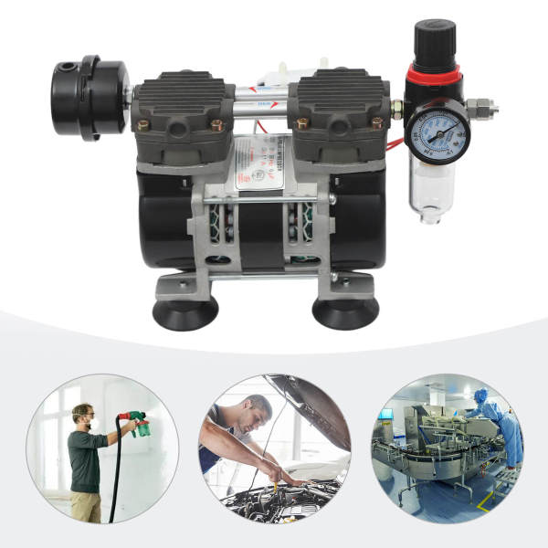 Pompe à vide sans huile pour laboratoire sans huile Pompe à vide sans huile 200 W 1450 tr/min 60 L/min Pompe à vide sans huile pour laboratoire sans huile Pompe à vide sans huile 200 W 1450 tr/min 60 L/min