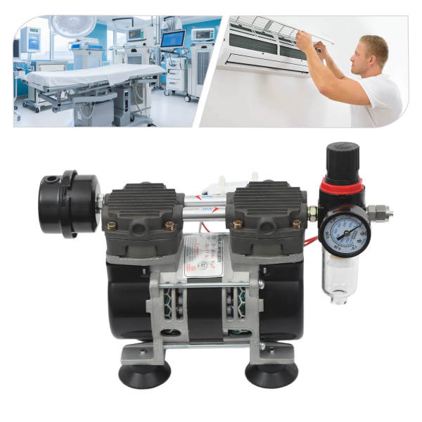 Pompe à vide sans huile pour laboratoire sans huile Pompe à vide sans huile 200 W 1450 tr/min 60 L/min