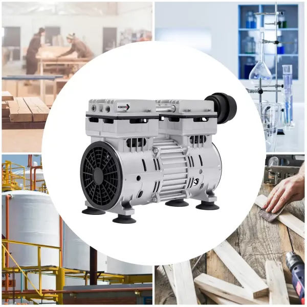 Pompe à vide Compresseur d'air sans huile Compresseur pompe à vide 750 W