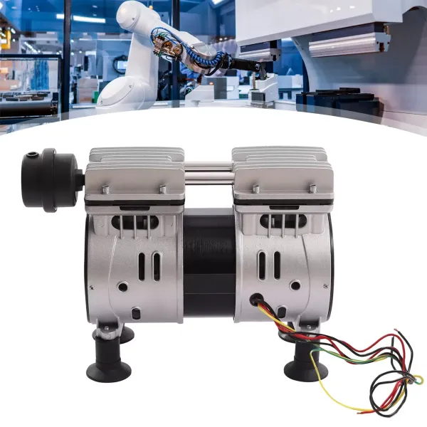 220V micro Membrane Pompe à vide de laboratoire dentaire 550w Pompe à air 3.6cfm