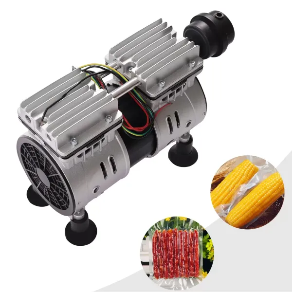 220V micro Membrane Pompe à vide de laboratoire dentaire 550w Pompe à air 3.6cfm
