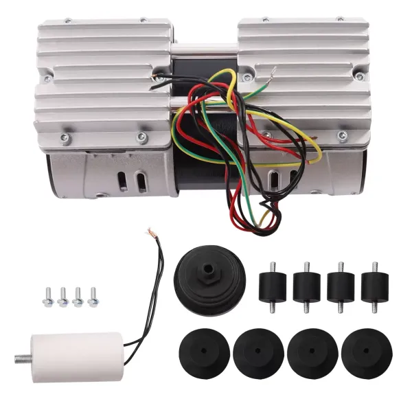 220V micro Membrane Pompe à vide de laboratoire dentaire 550w Pompe à air 3.6cfm