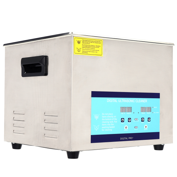 Nettoyeur à ultrasons professionnel avec panier chauffant, minuterie numérique, chauffage à ultrasons 15L 220V Nettoyeur à ultrasons professionnel avec panier chauffant, minuterie numérique, chauffage à ultrasons 15L 220V