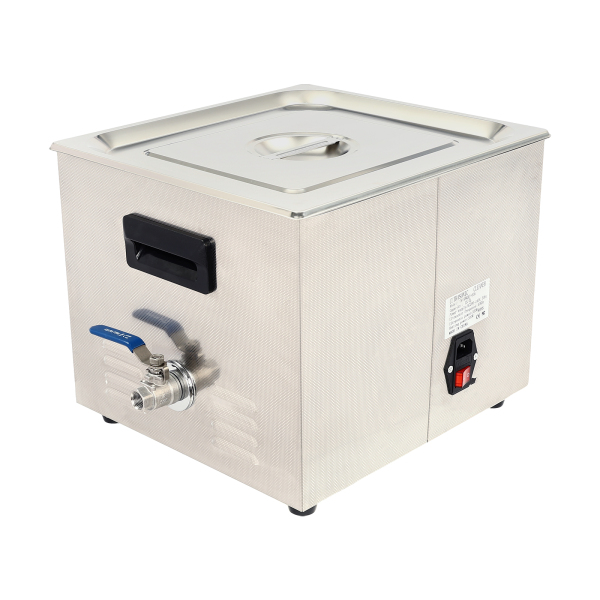 Nettoyeur à ultrasons professionnel avec panier chauffant, minuterie numérique, chauffage à ultrasons 15L 220V