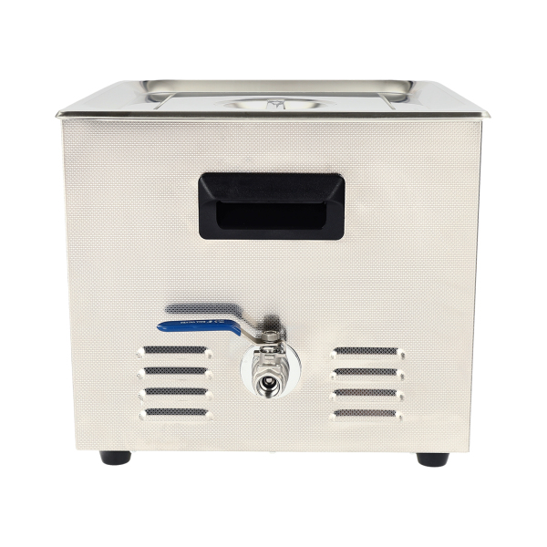 Nettoyeur à ultrasons professionnel avec panier chauffant, minuterie numérique, chauffage à ultrasons 15L 220V