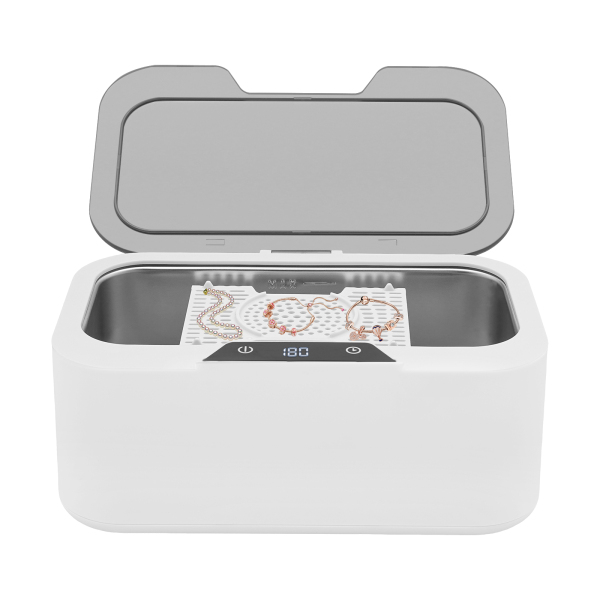 Nettoyeur à ultrasons 500ML, Machine de nettoyage de bijoux, réglage du temps 180s-600s, pour lunettes, bijoux, montres, prothèses dentaires