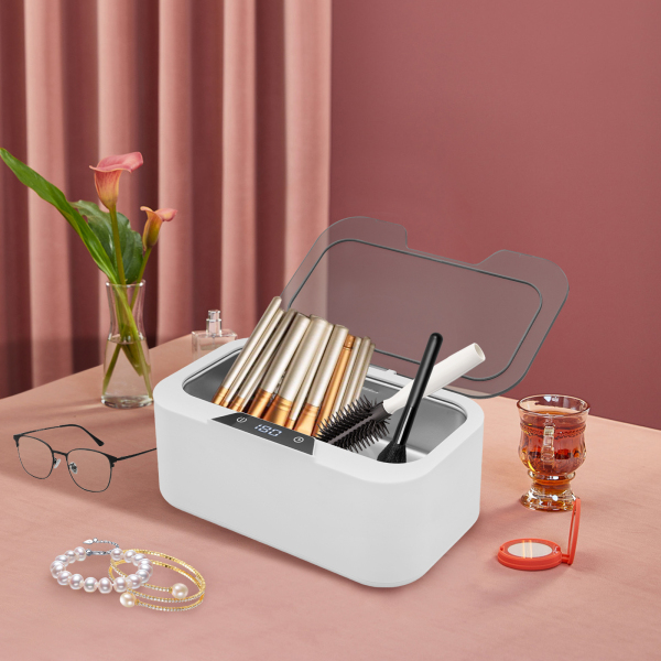 Nettoyeur à ultrasons 500ML, Machine de nettoyage de bijoux, réglage du temps 180s-600s, pour lunettes, bijoux, montres, prothèses dentaires