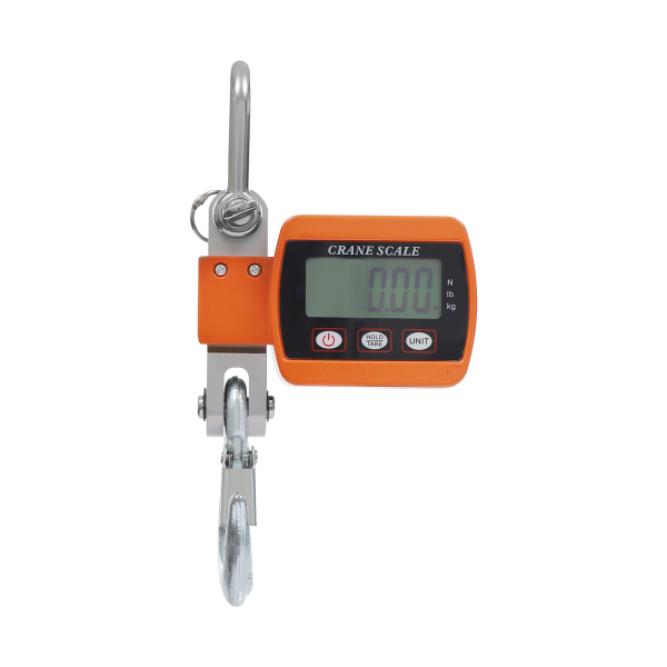 Balance digitale pour grue, Mini balance portable pour grue, Balance suspendue, Capacité de charge : 0.05-500kg, 22*8*5cm, Orange