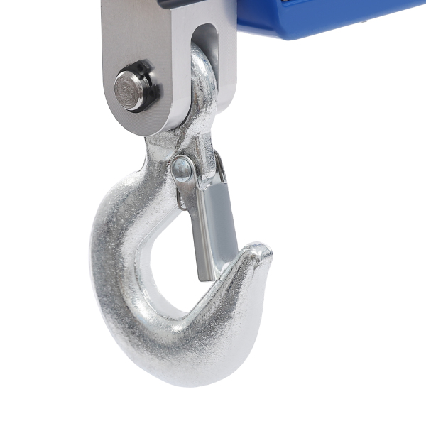 Balance de grue numérique, mini balance de grue portable, balance suspendue, capacité de charge : 0,05-500 kg, 22 x 8 x 5 cm, bleue