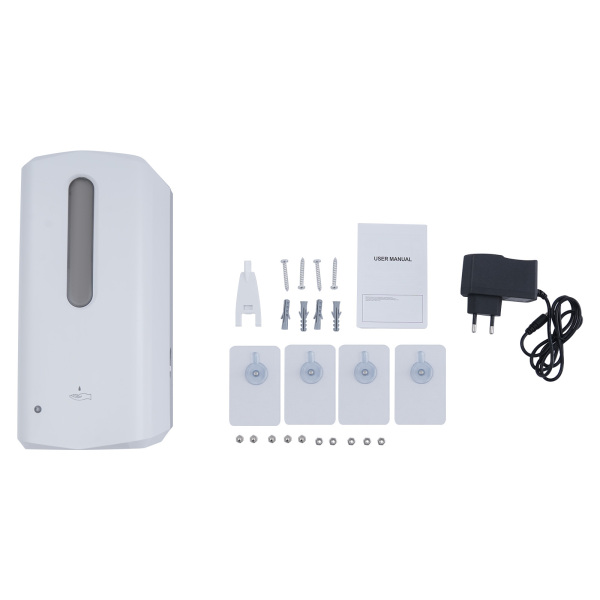Distributeur automatique de savon liquide, 2 pièces, pour bureau, hôtel, école, restaurant