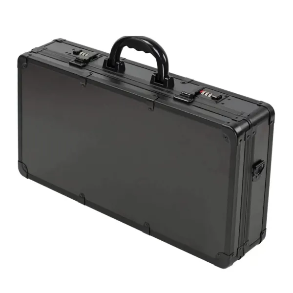 Sac de Coiffeur Portable Sac de Voyage pour Coiffeur étui de Rangement avec Serrure de sécurité Noir