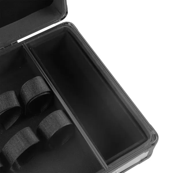 Sac de Coiffeur Portable Sac de Voyage pour Coiffeur étui de Rangement avec Serrure de sécurité Noir