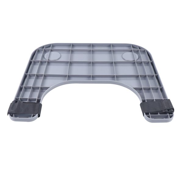 Plateau en ABS pour fauteuil roulant avec 2 porte-gobelets pour les personnes handicapées Plateau en ABS pour fauteuil roulant avec 2 porte-gobelets pour les personnes handicapées
